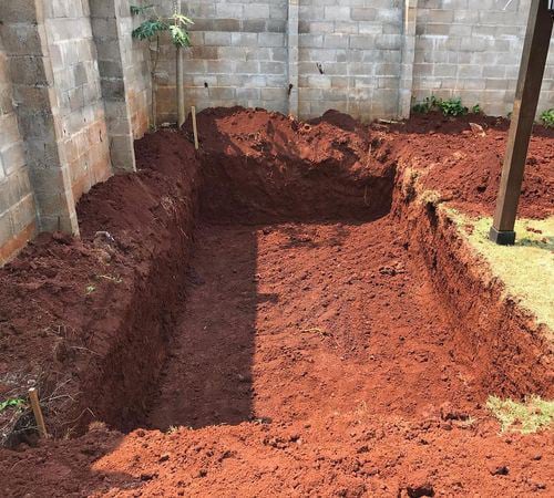 serviço de escavação terraplenagem